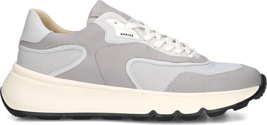 NUBIKK Lage Sneakers Heren Luca Noa Maat: 40 Materiaal: Leer Kleur: Grijs