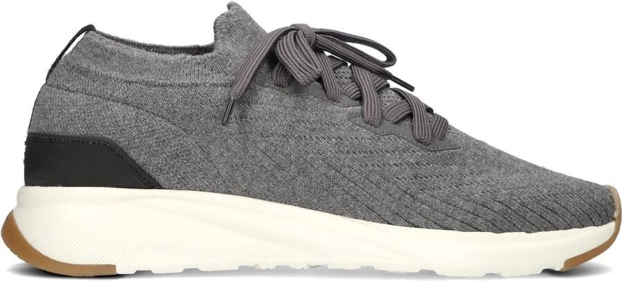 NUBIKK Lage Sneakers Heren Weston Knitto Maat: 45 Materiaal: Textiel Kleur: Grijs