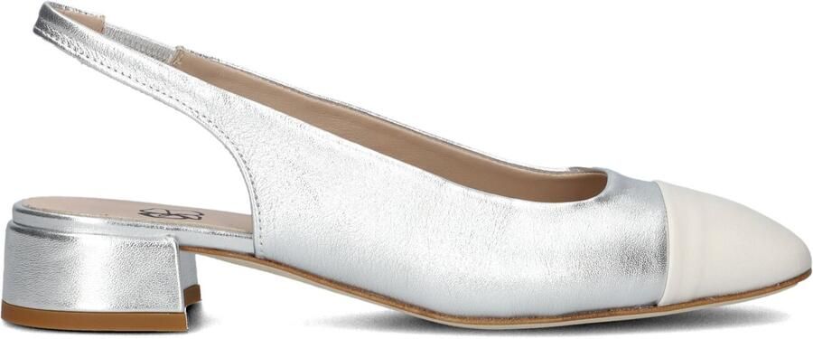 ODARE Ballerina Dames Girona Met Slingback Leer Wit
