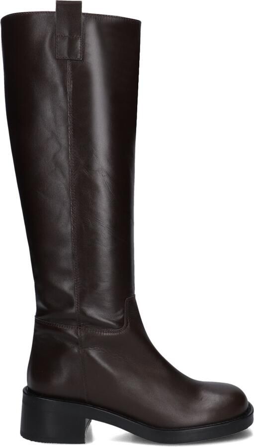 ODARE Hoge Laarzen Dames Giulia Leatherlook Bruin