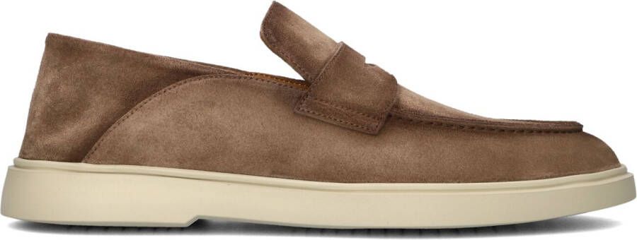 OFFICINE CREATIVE Instappers Heren Bones Maat: 46 Materiaal: Suède Kleur: Taupe