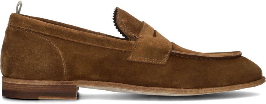 OFFICINE CREATIVE Loafers Heren Solitude Maat: 47 Materiaal: Suède Kleur: Cognac