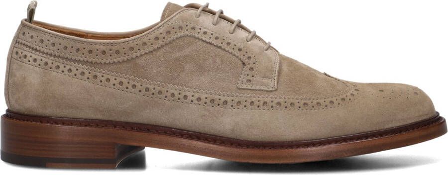 OFFICINE CREATIVE Nette Schoenen Heren Aston Maat: 42 5 Materiaal: Suède Kleur: Beige