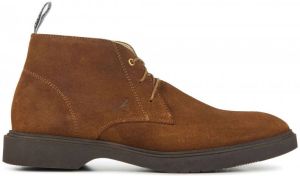 Parbleu Enkellaarzen Heren Boots Laarzen Herenschoenen Suède JVE Cognac