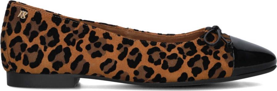 PAUL GREEN Ballerina Dames 076 Maat: 42 Materiaal: Textiel Kleur: Bruin