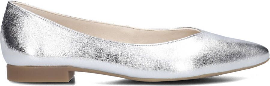 PAUL GREEN Ballerina Dames 3772 Maat: 37 5 Materiaal: Leer Kleur: Zilver