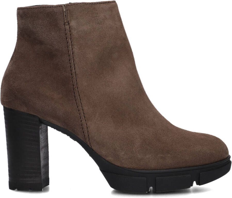 PAUL GREEN Enkelboots Dames 8005 Maat: 40 Materiaal: Suède Kleur: Taupe