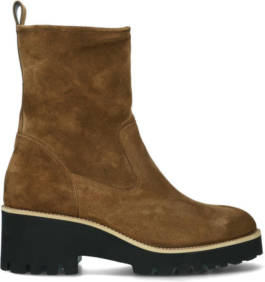 PAUL GREEN Chelsea Boots Dames 9017 Maat: 38 Materiaal: Suède Kleur: Bruin