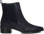 PAUL GREEN Enkellaarsjes Dames 8271 Maat: 37 5 Materiaal: Suède Kleur: Donkerblauw - Thumbnail 4