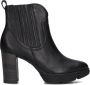 PAUL GREEN Enkellaarsjes Dames 9033 Maat: 42 Materiaal: Leer Kleur: Zwart - Thumbnail 4