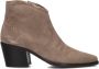 Paul Green 8110 Enkellaarsjes Enkelboots met rits Dames Taupe - Thumbnail 3