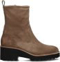 Bruin Tinten 9017 Enkelboots Enkellaarsjes Dames Taupe - Thumbnail 3