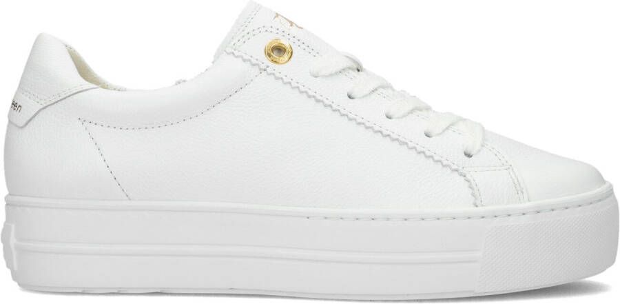 PAUL GREEN Lage Sneakers Dames 5241 Maat: 38 5 Materiaal: Leer Kleur: Wit - Foto 6