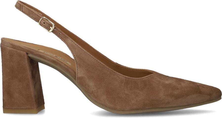 PAUL GREEN Slingbacks Dames 6101 Suède Camel