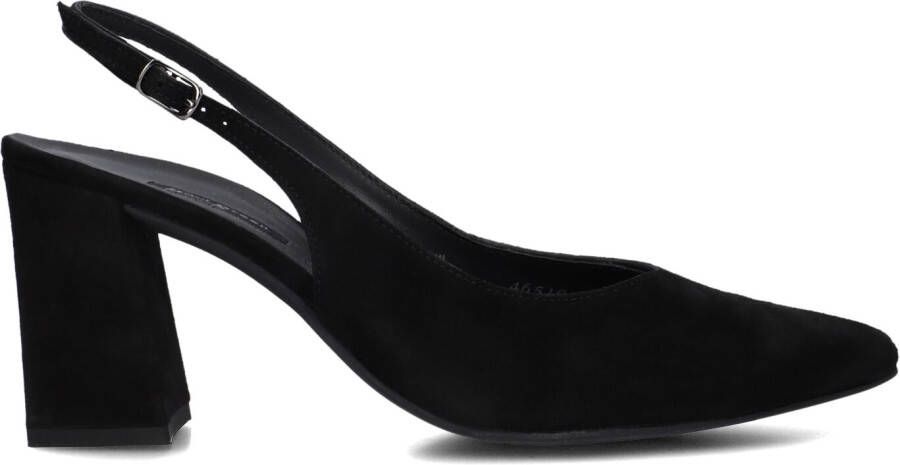 PAUL GREEN Slingbacks Dames 6101 Maat: 40 5 Materiaal: Suède Kleur: Zwart