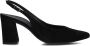PAUL GREEN Slingbacks Dames 6101 Maat: 40 5 Materiaal: Suède Kleur: Zwart - Thumbnail 4
