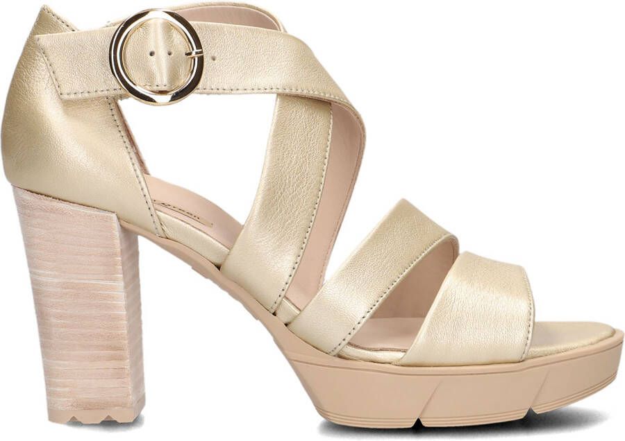 PAUL GREEN Sandalen Dames 7942 Maat: 39 Materiaal: Leer Kleur: Goud