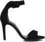 Paul Green Zwarte Suède Sandalen met Enkelband Black Dames - Thumbnail 4