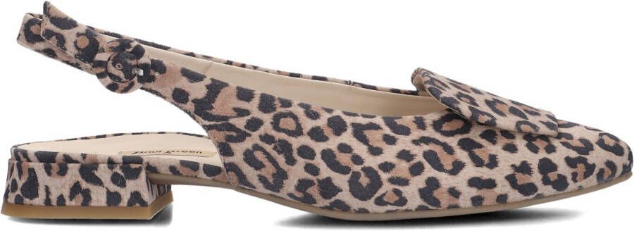 PAUL GREEN Slingbacks Dames 6090 Maat: 39 Materiaal: Suède Kleur: Bruin