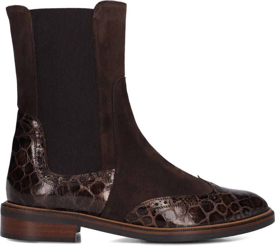 PERTINI Chelsea Boots Dames 33063 Maat: 39 5 Materiaal: Suède Kleur: Bruin - Foto 3