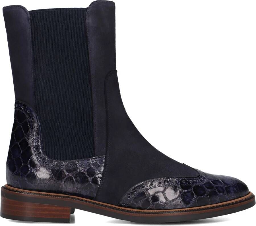 PERTINI Chelsea Boots Dames 33063 Maat: 41 Materiaal: Suède Kleur: Blauw - Foto 4