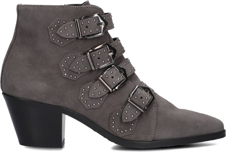 PERTINI Enkellaarsjes Dames 12368 Maat: 35 Materiaal: Suède Kleur: Grijs