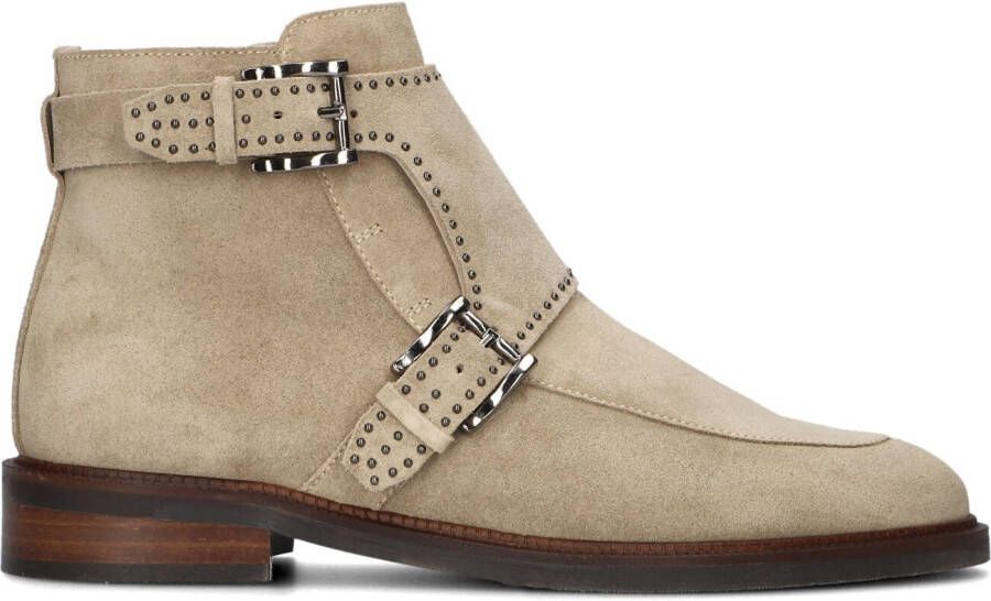 PERTINI Enkellaarsjes Dames 13476 Maat: 38 5 Materiaal: Suède Kleur: Beige