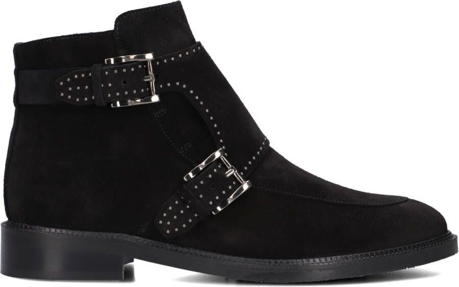 PERTINI Enkellaarsjes Dames 13476 Maat: 39 Materiaal: Suède Kleur: Zwart