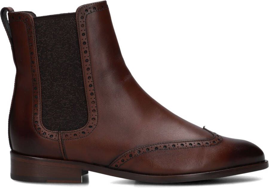 PERTINI Enkellaarsjes Dames 15180 Maat: 39 Materiaal: Leer Kleur: Cognac