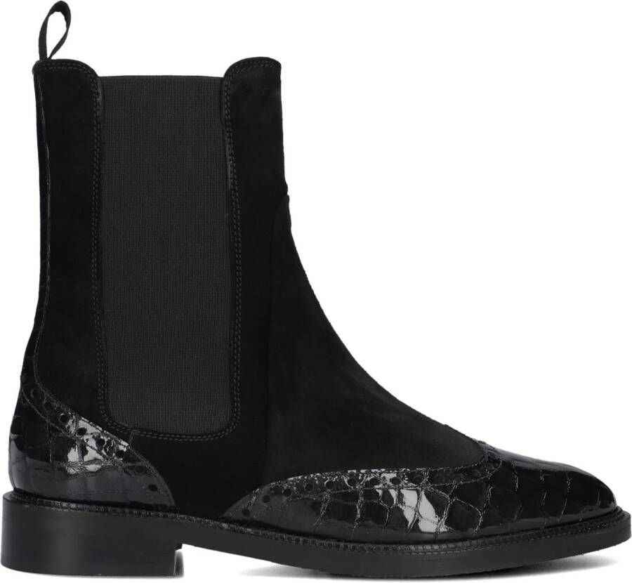 PERTINI Enkellaarsjes Dames 32068 Maat: 35 Materiaal: Suède Kleur: Zwart - Foto 3