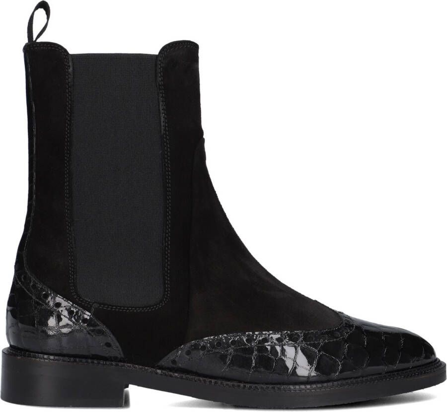 PERTINI Enkellaarsjes Dames 32068 Maat: 35 Materiaal: Suède Kleur: Zwart