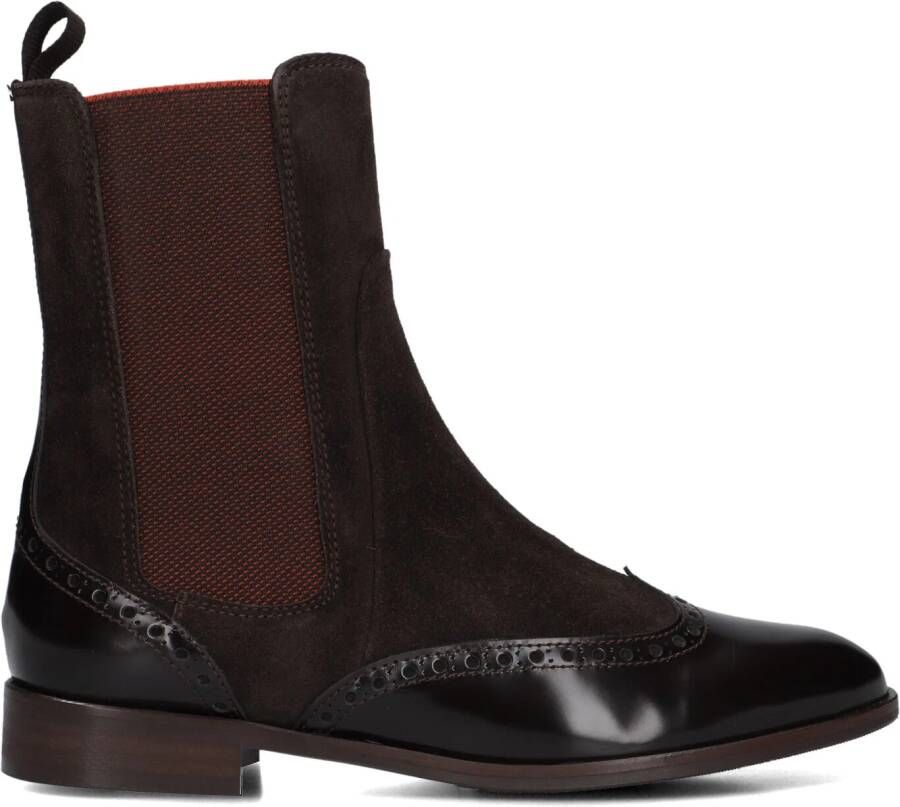 PERTINI Enkellaarsjes Dames 32068 Maat: 38 Materiaal: Suède Kleur: Bruin - Foto 4