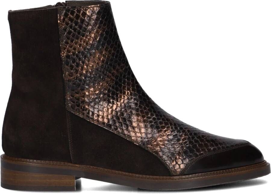 PERTINI Enkellaarsjes Dames 32848 Maat: 41 Materiaal: Leer Kleur: Bruin - Foto 5