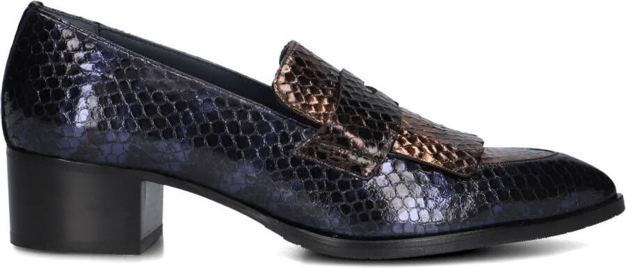 PERTINI Instappers Dames 32542 Maat: 38 Materiaal: Leer Kleur: Blauw - Foto 4