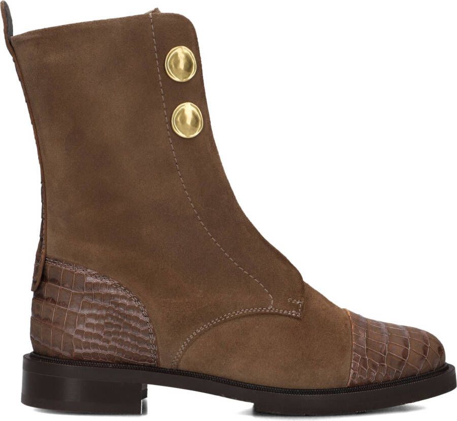 PERTINI Enkellaarsjes Dames 33118 Maat: 37 Materiaal: Lakleer Kleur: Bruin - Foto 14