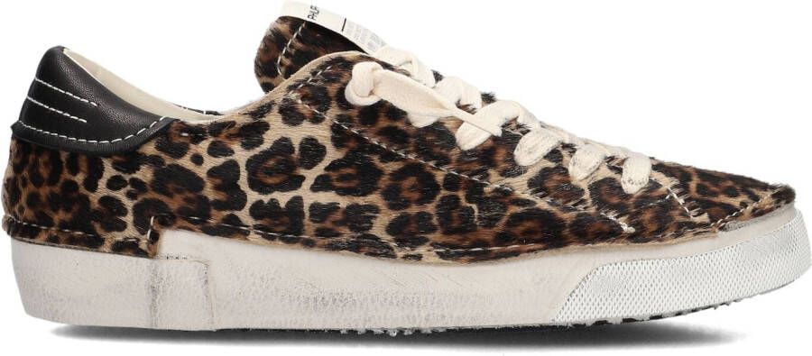 PHILIPPE MODEL Lage Sneakers Dames Prsx Low Woman Maat: 39 Materiaal: Ponyhair Kleur: Bruin - Foto 9