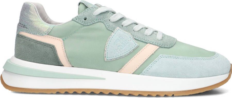 PHILIPPE MODEL Lage Sneakers Dames Tropez 2.1 Low Maat: 40 Materiaal: Suède Kleur: Groen