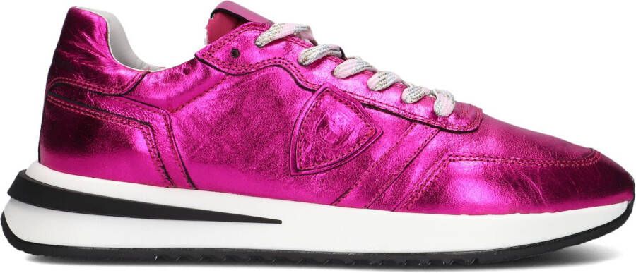 PHILIPPE MODEL Lage Sneakers Dames Tropez 2.1 Metal Maat: 36 Materiaal: Leer Kleur: Roze