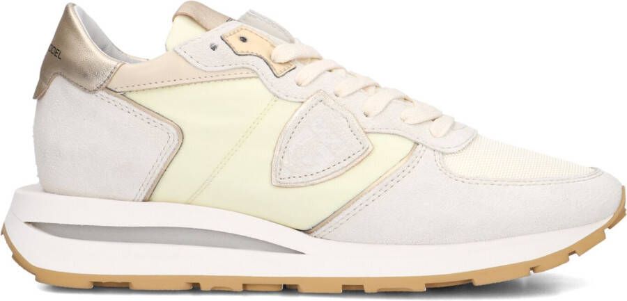 PHILIPPE MODEL Lage Sneakers Dames Tropez Haute Low Woman Maat: 36 Materiaal: Suède Kleur: Beige - Foto 4