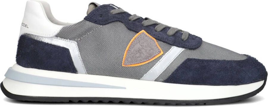 PHILIPPE MODEL Lage Sneakers Heren Tropez 2.1 Fluor Maat: 44 Materiaal: Suède Kleur: Grijs