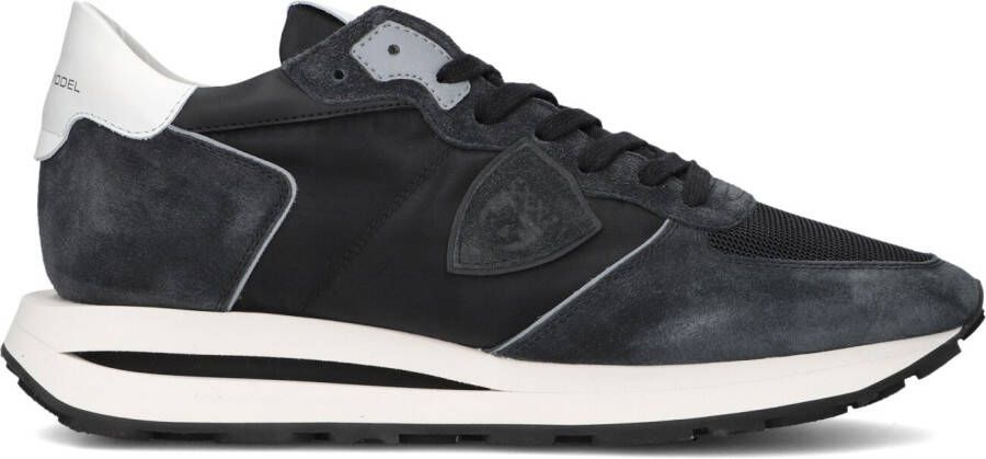 PHILIPPE MODEL Lage Sneakers Heren Tropez Haute Low Man Maat: 45 Materiaal: Leer Kleur: Zwart - Foto 3