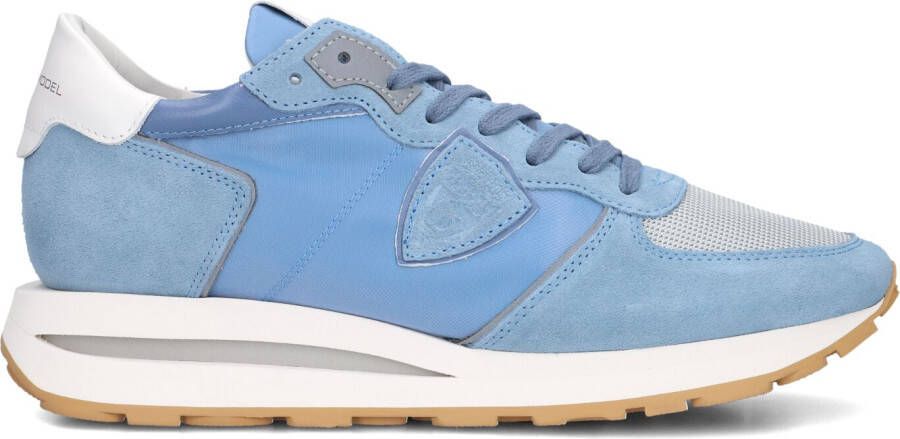PHILIPPE MODEL Lage Sneakers Heren Tropez Haute Low Man Maat: 47 Materiaal: Suède Kleur: Blauw - Foto 3