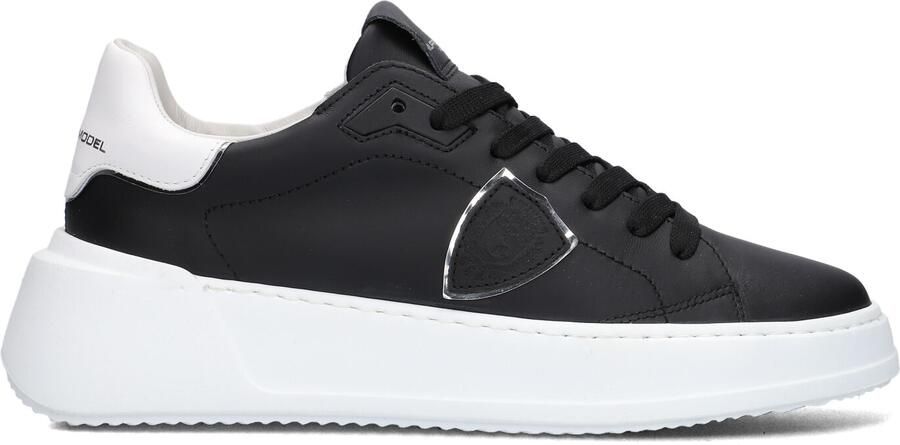 PHILIPPE MODEL Lage Sneakers Dames New Temple Maat: 41 Materiaal: Leer Kleur: Zwart - Foto 2