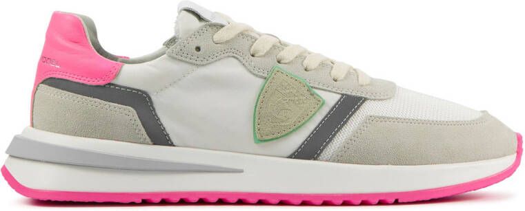 Philippe Model Sneakers Dames Lage sneakers Damesschoenen Suède Tropez 2.1 Fucshia combi