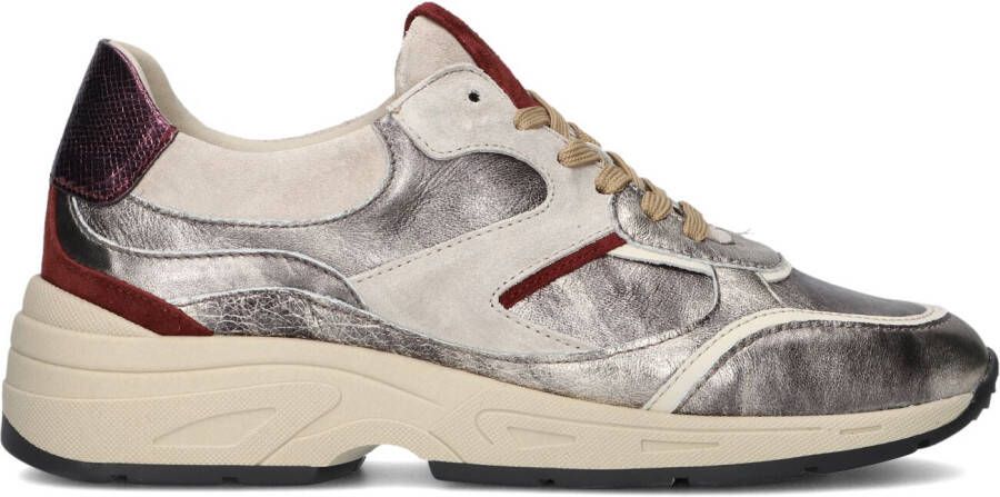 PIEDI NUDI PiediNudi Lage Sneakers Dames Selva 17.01 Maat: 42 Materiaal: Leer Kleur: Zilver