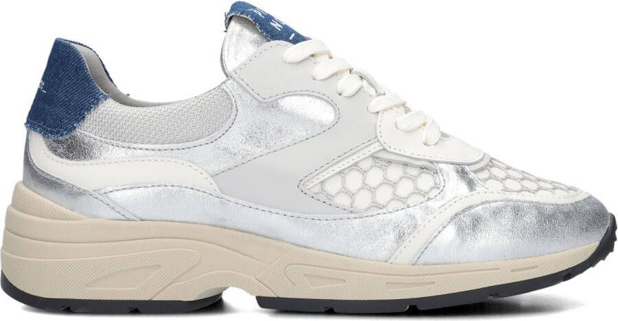 PIEDI NUDI PiediNudi Lage Sneakers Dames Talla 04.03 Maat: 38 Materiaal: Leer Kleur: Zilver - Foto 2