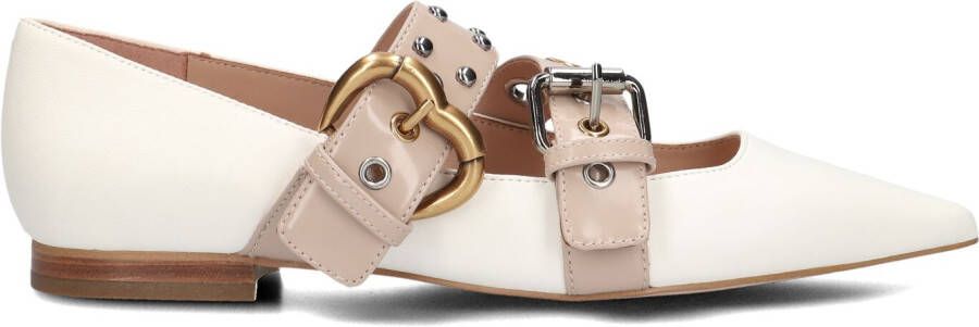 PINKO Ballerina Dames Gainira Maat: 37 Materiaal: Leer Kleur: Wit