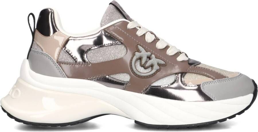 PINKO Lage Sneakers Dames Ariel 15 Maat: 41 Materiaal: Leer Kleur: Bruin - Foto 3