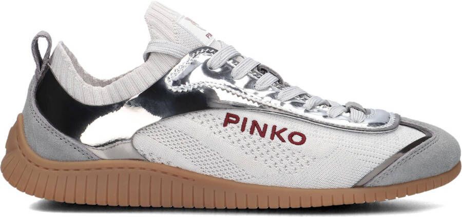 PINKO Lage Sneakers Dames Reby 03 Maat: 39 Materiaal: Textiel Kleur: Zilver