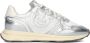 PINKO Lage Sneakers Dames Zoe 01 Maat: 36 Materiaal: Leer Kleur: Zilver - Thumbnail 1